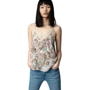 Zadig & Voltaire  Christy Camisole with Lace Trim